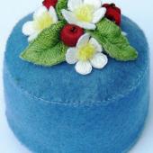 Berry & Flower Pincushion by Jan Kerton Berry & Flower Pincushion by Jan Kerton