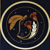 Dragonfly & Thistle by Alison Cole