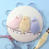 Sewing Birds Thread Wheel by Jan Kerton