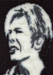 David Bowie Beaded pattern available from Australian Needle Arts