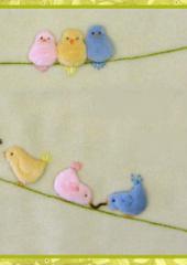 Applique Birds by Windflower Embroidery available at Australian Needle Arts