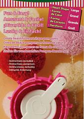 Clover Heart Pom Pom Maker available from Australian Needle Arts