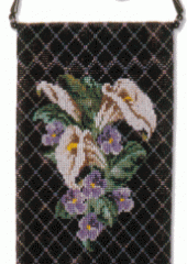 Lily's & Violets - Issue 75 Jill Oxton's Cross Stitch & Beading