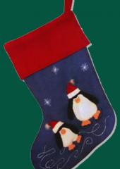 Xmas Penguins by Jan Kerton available from Australian Needle Arts