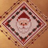 Santa Diamond - Pattern by Jill Oxton